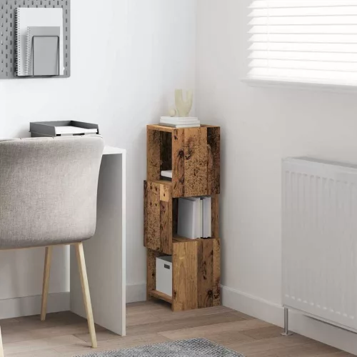  Sarokszekrény Fehér 25,5x25x80cm Faanyag