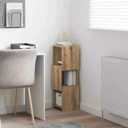  Sarokszekrény Fehér 25,5x25x80cm Faanyag