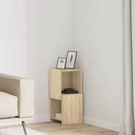  Sarokszekrény Fehér 25,5x25x55cm Faanyag