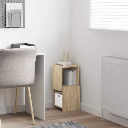  Sarokszekrény Fehér 25,5x25x55cm Faanyag