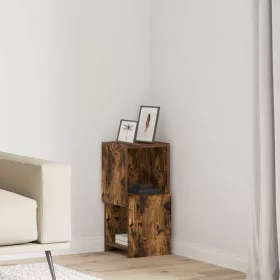  Sarokszekrény Fehér 25,5x25x55cm Faanyag