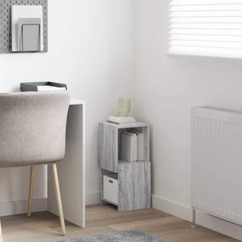  Sarokszekrény Fehér 25,5x25x55cm Faanyag