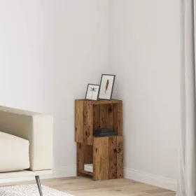  Sarokszekrény Fehér 25,5x25x55cm Faanyag