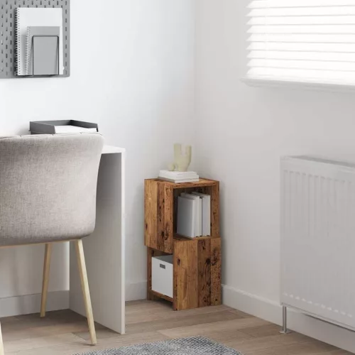  Sarokszekrény Fehér 25,5x25x55cm Faanyag