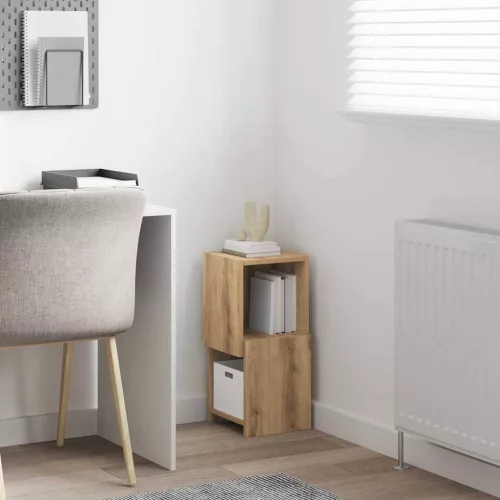  Sarokszekrény Fehér 25,5x25x55cm Faanyag