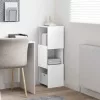  Sarokszekrény Fehér 30,5x30x95cm Faanyag
