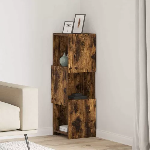  Sarokszekrény Fehér 30,5x30x95cm Faanyag