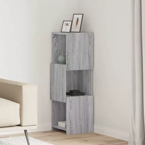  Sarokszekrény Fehér 30,5x30x95cm Faanyag