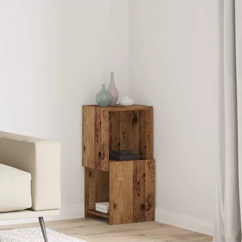  Sarokszekrény Fehér 30,5x30x65cm Faanyag