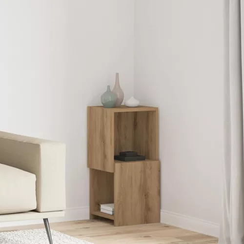  Sarokszekrény Fehér 30,5x30x65cm Faanyag