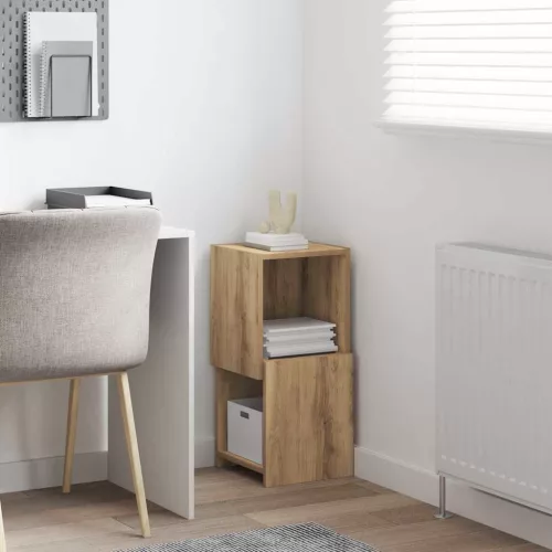  Sarokszekrény Fehér 30,5x30x65cm Faanyag