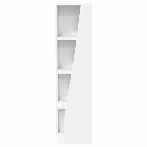  Sarokszekrény Fehér 27,5x27x102cm Faanyag