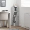  Sarokszekrény Fehér 27,5x27x102cm Faanyag