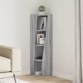  Sarokszekrény Fehér 27,5x27x102cm Faanyag