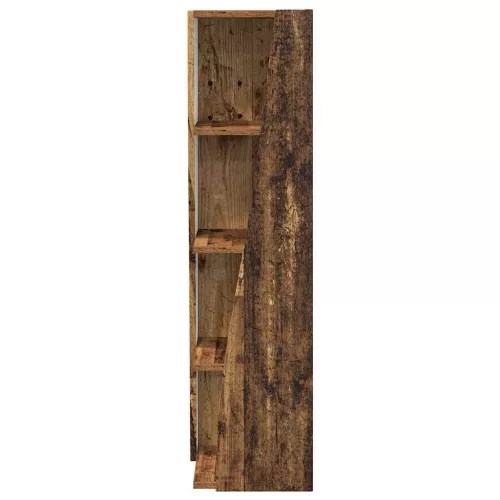  Sarokszekrény Fehér 27,5x27x102cm Faanyag