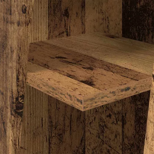  Sarokszekrény Fehér 27,5x27x102cm Faanyag