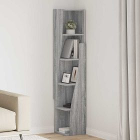  Sarokszekrény Fehér 27,5x27x140cm Faanyag