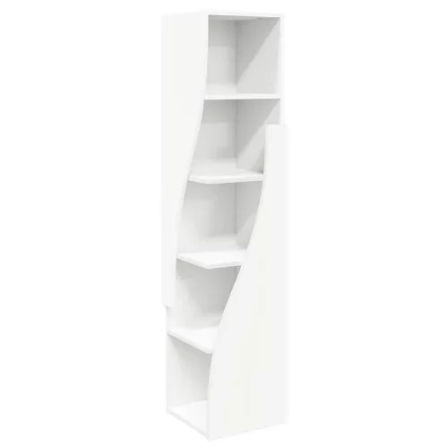  Sarokszekrény Fehér 32x32x140cm Faanyag