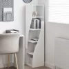  Sarokszekrény Fehér 32x32x140cm Faanyag