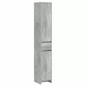    Fürdőszoba Székény Betonszürke 30 x 33 x 190 cm Szerelt Fa