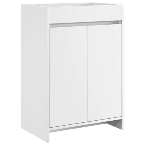  Fürdőszoba Mosogató Alatti Szekrény Fehér 56 x 37,5 x 81 cm
