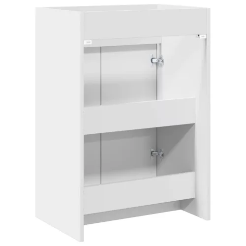  Fürdőszoba Mosogató Alatti Szekrény Fehér 56 x 37,5 x 81 cm