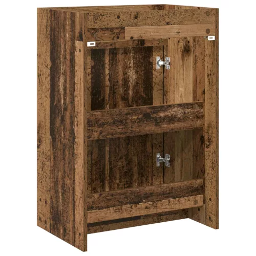  Fürdőszoba Mosogató Alatti Szekrény Antik Fa 56 x 37,5 x 81 cm