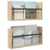  Magazin állvány 2 pcs Sonoma tölgy 60 x 12 x 30 cm Faanyag