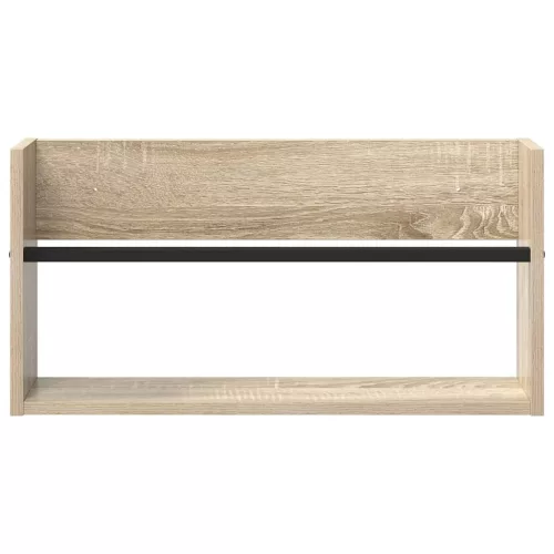  Magazin állvány 2 pcs Sonoma tölgy 60 x 12 x 30 cm Faanyag