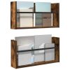  Magazin állvány 2 pcs Füstölt tölgy 60 x 12 x 30 cm Faanyag