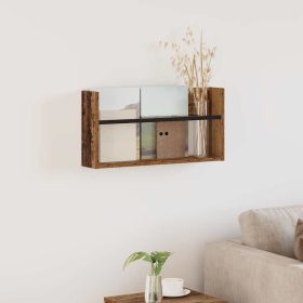    Magazin állvány polcokkal Öreg fa 60 x 12 x 30 cm Faanyag