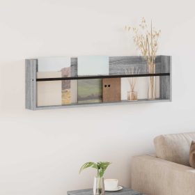  Magazin állvány Szürke Sonoma 100 x 12 x 30 cm Faanyag