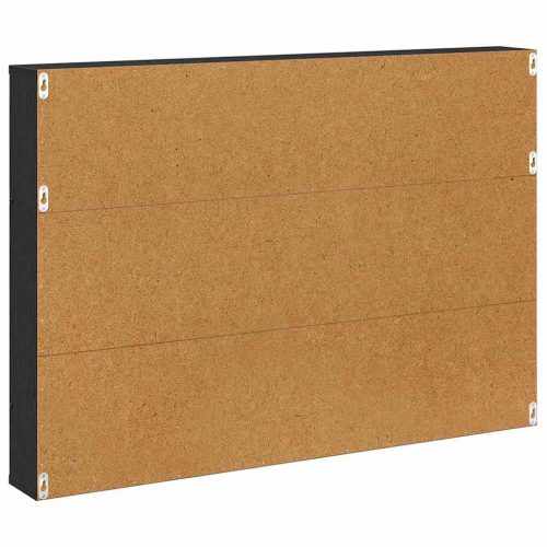  Magazin állvány polcokkal Fekete tölgy 100 x 12 x 70 cm Faanyag