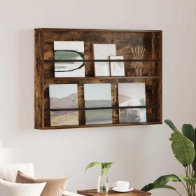  Magazin állvány Füstölt tölgy 100 x 12 x 70 cm Faanyag