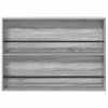  Magazin állvány Szürke Sonoma 100 x 12 x 70 cm Faanyag
