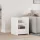  Oldal asztal polcokkal tárolóval Fehér 35 x 35 x 45 cm Faanyag