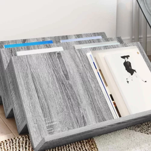  Oldalsó szekrény Szürke Sonoma 65 x 57,5 x 42 cm Faanyag