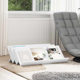    Oldalsó szekrény polcokkal Fehér 90 x 57,5 x 42 cm Faanyag