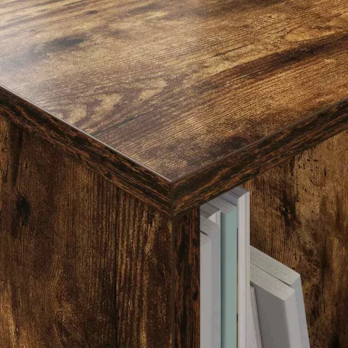  Magazin állvány Füstölt tölgy 102 x 30 x 45 cm