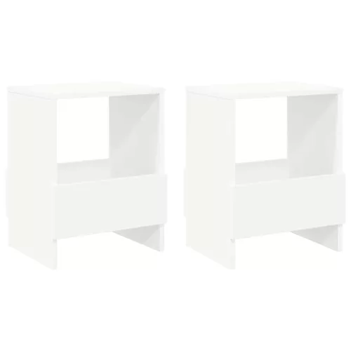  Magazin állvány 2 pcs Fehér 35 x 30 x 45 cm