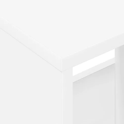  Magazin állvány 2 pcs Fehér 35 x 30 x 45 cm