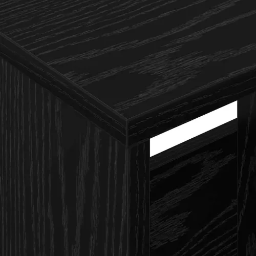  Magazin állvány 2 pcs Fekete tölgy 35 x 30 x 45 cm