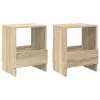  Magazin állvány 2 pcs Sonoma tölgy 35 x 30 x 45 cm