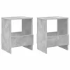  Magazin állvány 2 pcs Beton Szürke 35 x 30 x 45 cm