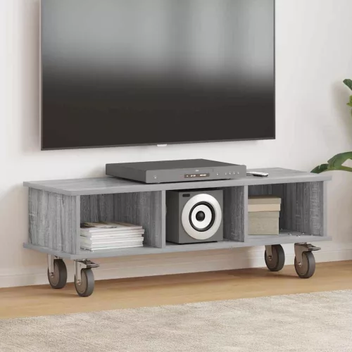  TV állvány Szürke Sonoma 100 x 35 x 35 cm Faanyag