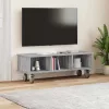  TV állvány Szürke Sonoma 100 x 35 x 35 cm Faanyag
