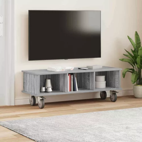  TV állvány Szürke Sonoma 100 x 35 x 35 cm Faanyag