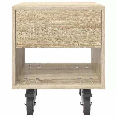  Éjjeli asztal 2 pcs Sonoma tölgy 40,5 x 40 x 48 cm Faanyag