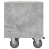  Éjjeli asztal Beton Szürke 40,5 x 40 x 48 cm Faanyag