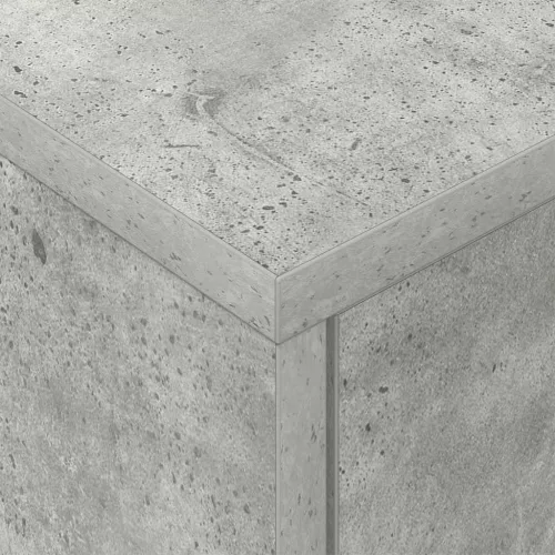  Éjjeli asztal 2 pcs Beton Szürke 40,5 x 40 x 48 cm Faanyag